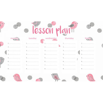 Magnetic Lesson Plan Tiny Birds