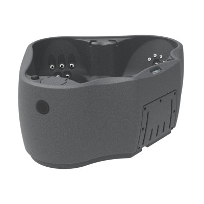 AquaRest Discover AR300 Premium 2-Person 20-Jet Oval Plug & Play Hot Tub with Ozonator, LED Waterfall and Stainless Steel Heater