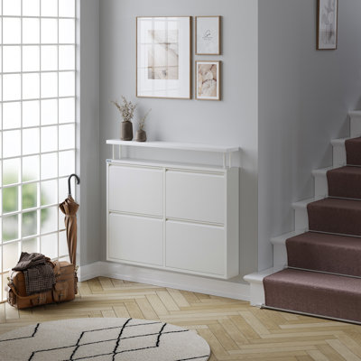 Caruso 8 Pair Flip Down Shoe Storage