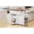 47.2" Farmhouse Kitchen Island With Drop Leaf, Kitchen Storage Island With Removable Side Racks, Two Drawers, Rolling Kitchen Cart On Wheels With Towel Rack, For Home, Kitchen, Dining Room, White-6342533