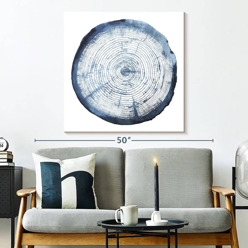 Avery Tree Ring Overlay I, 33" H x 33" W