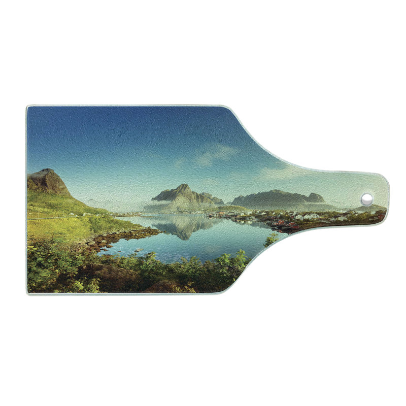 Planche à découper en verre trempé Ambesonne