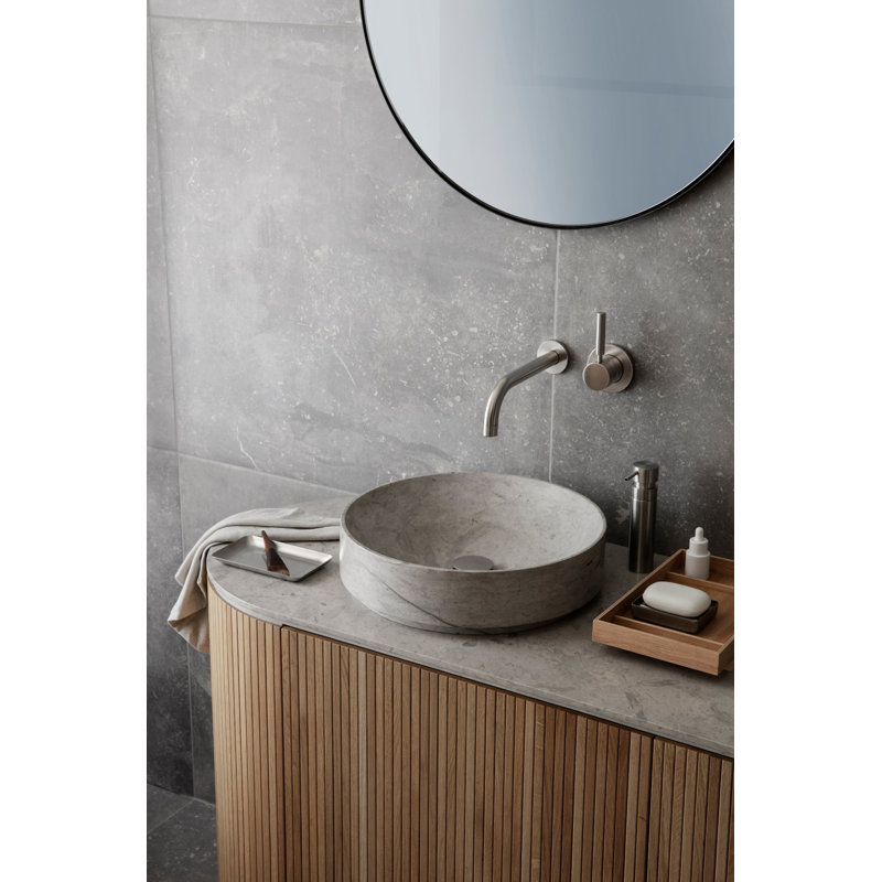 Sleek Stainless Steel Modern Bathroom Soap Dispenser