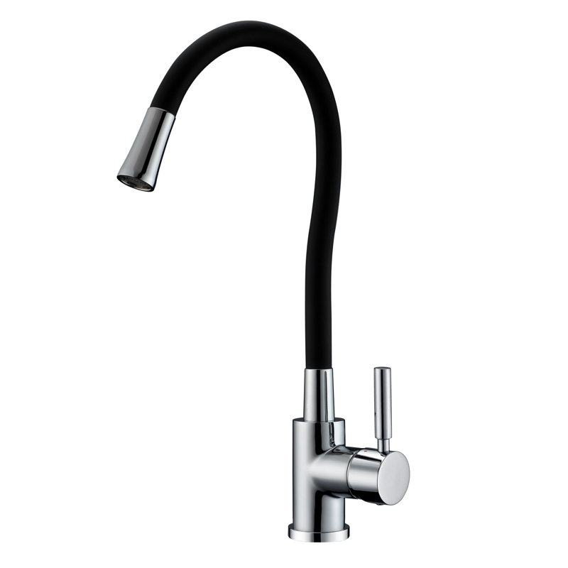 Robinet de cuisine à poignée simple pull down Adirosa