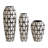 Pewter Clay Geometric Cylinder Table Vase-1860557446
