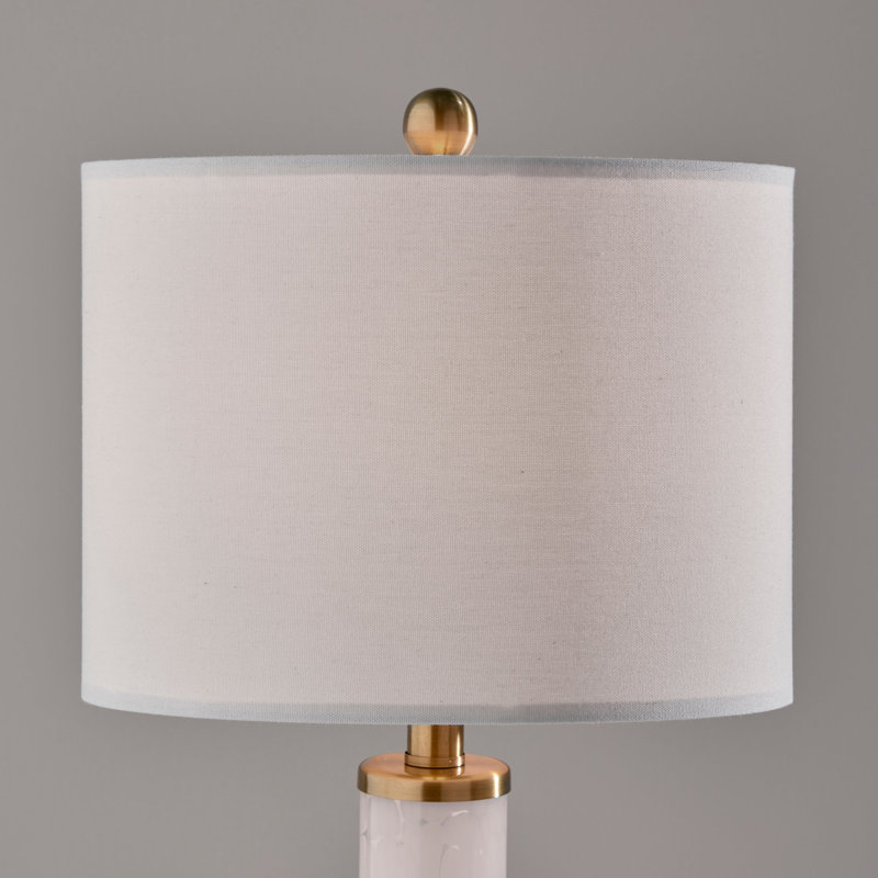 Ensemble de 2 lampes de table Grady, Blanc