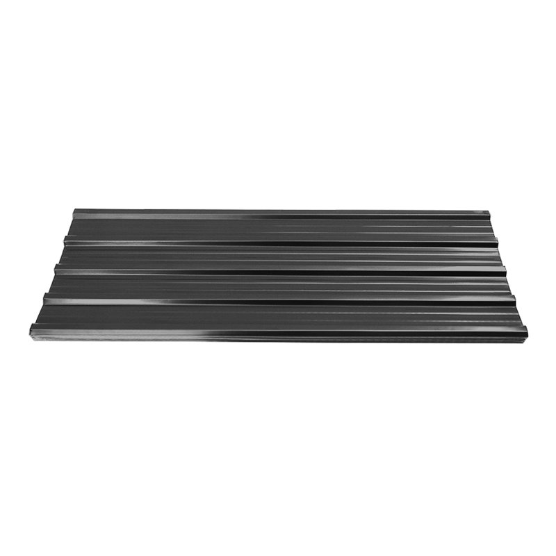 Dakota Fields Rust Resistant Steel Roofing Kit, 117 cm H x 47 cm W x 2.03 cm D, Black