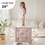 Coussin de sol carré en poly chenille