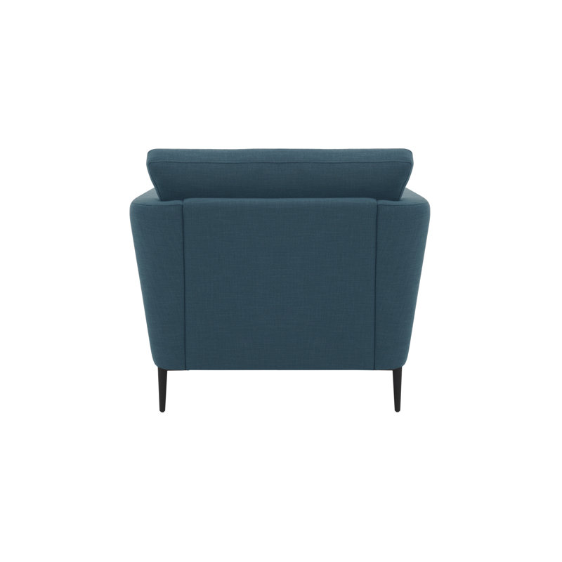 Rahul Velvet Armchair, Blue