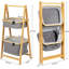 Mathis Solid Wood Freestanding Bathroom Shelves