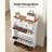 Farmhouse Shoe Cabinet with 2 Flip Drawers