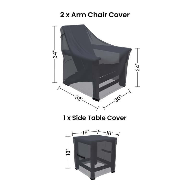 Ensemble de conversation 3 pièces Modern Adirondack