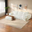 Canapés modulaires Inch, canapé nuage 3 places en chenille, beige moderne pour la maison