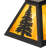 Rustic Lodge 5.5'' H x 12'' W Glass Square Lamp Shade