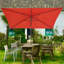 Parasol de marché rectangulaire 10 pi Barrios-529309434
