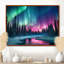 Northern Lights In Alaska II - Alaska, art mural-388437087-350012225