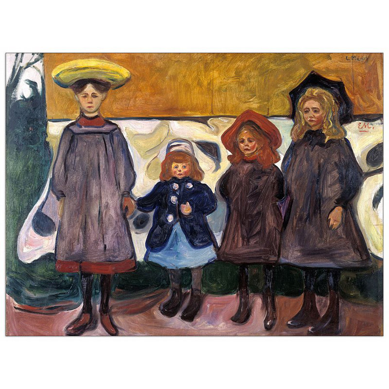 Edvard Munch - Wrapped Canvas Painting, 90cm H x 120cm W x 1.8cm D