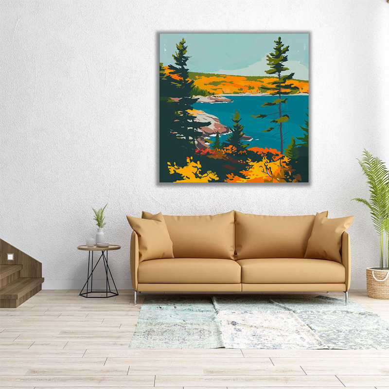 «A Scenic View I», reproduction d'art sur toile, H 30 po x l 30 po
