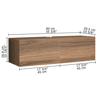 Console de télévision modulaire flottante
