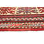 Tapis unique en laine noué à la main style tadjik des années 2010 de 4 pi 5 po x 6 pi rouge Kambelle