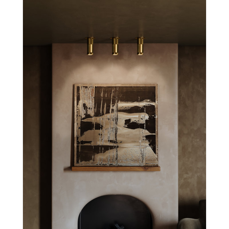 DIGHTON FLUSH MOUNT, Distressed Bronze