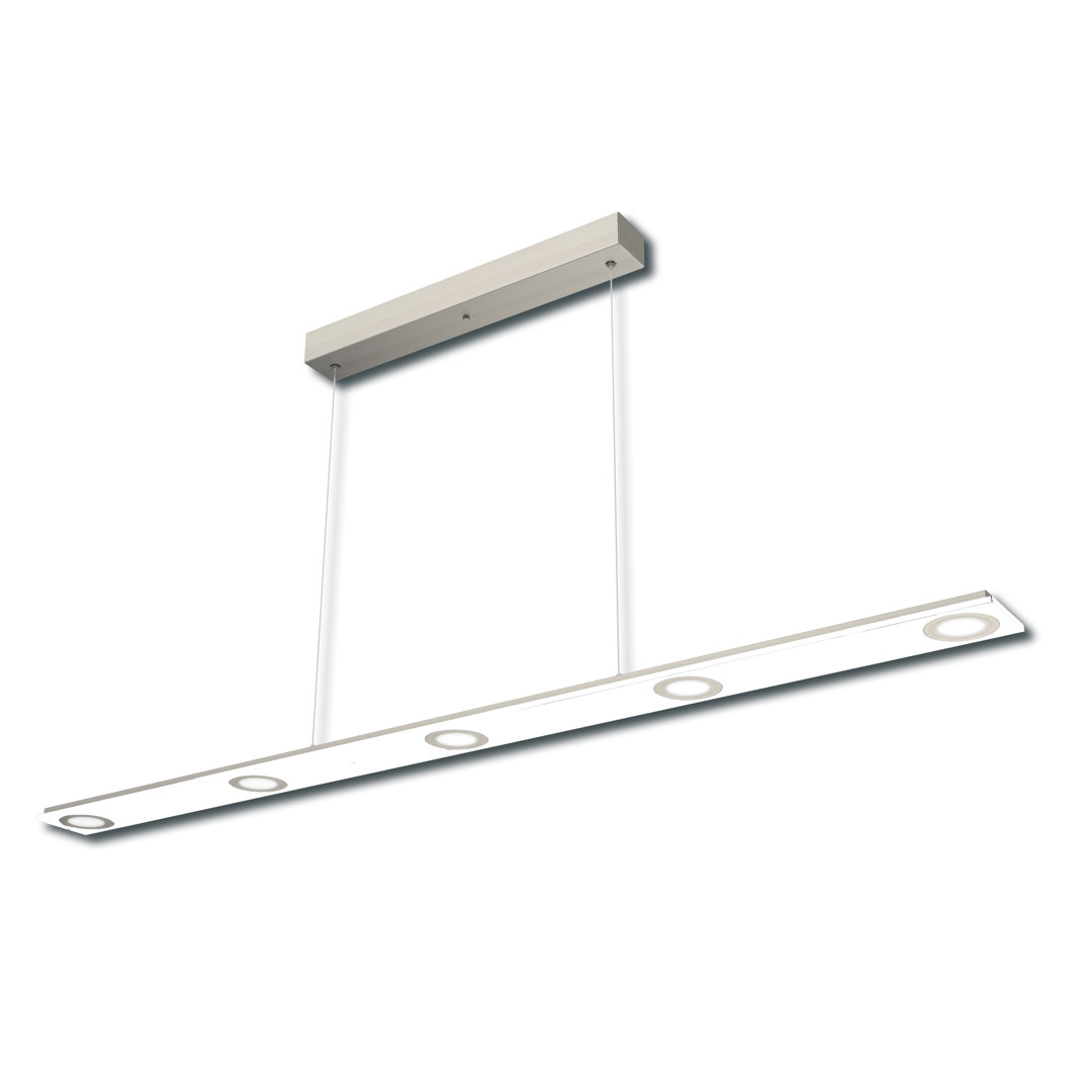Walk 5-Light Kitchen Island Linear LED Pendant