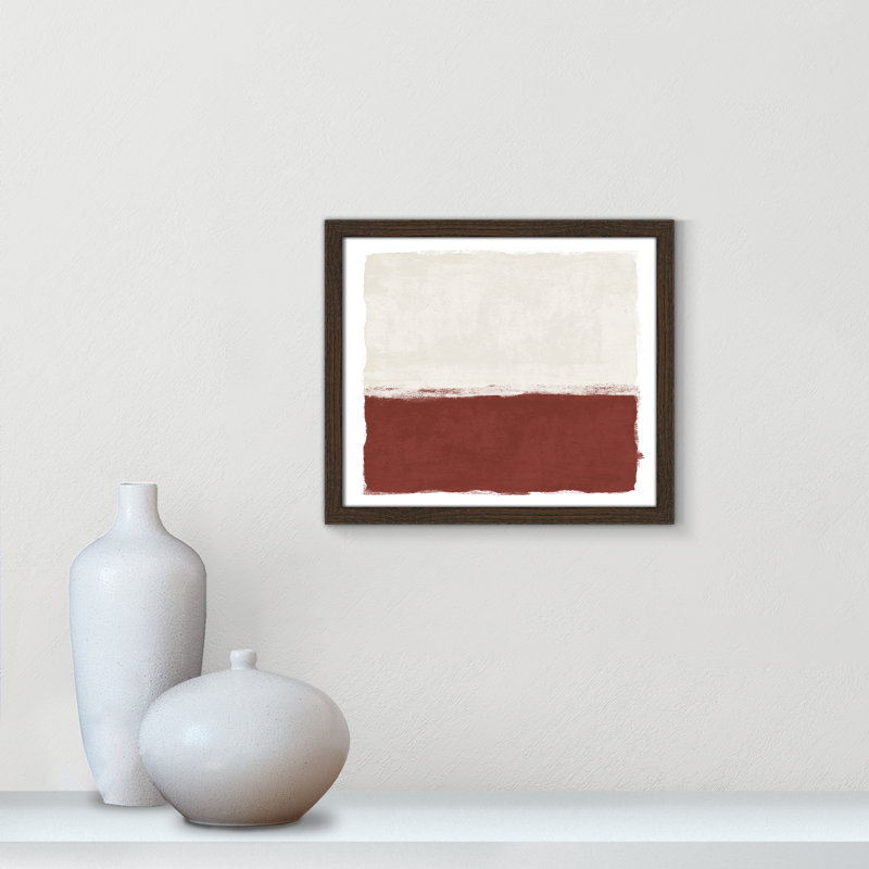 «Intense Rust II - Landscape Version Print» par Natalie Carpentieri, L 15 po x H 13 po, Impression encadrée