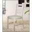 Chaise d'appoint rembourrée confortable pour la salle à manger, parfaite pour les sièges longs avec coussin moelleux et design élégant