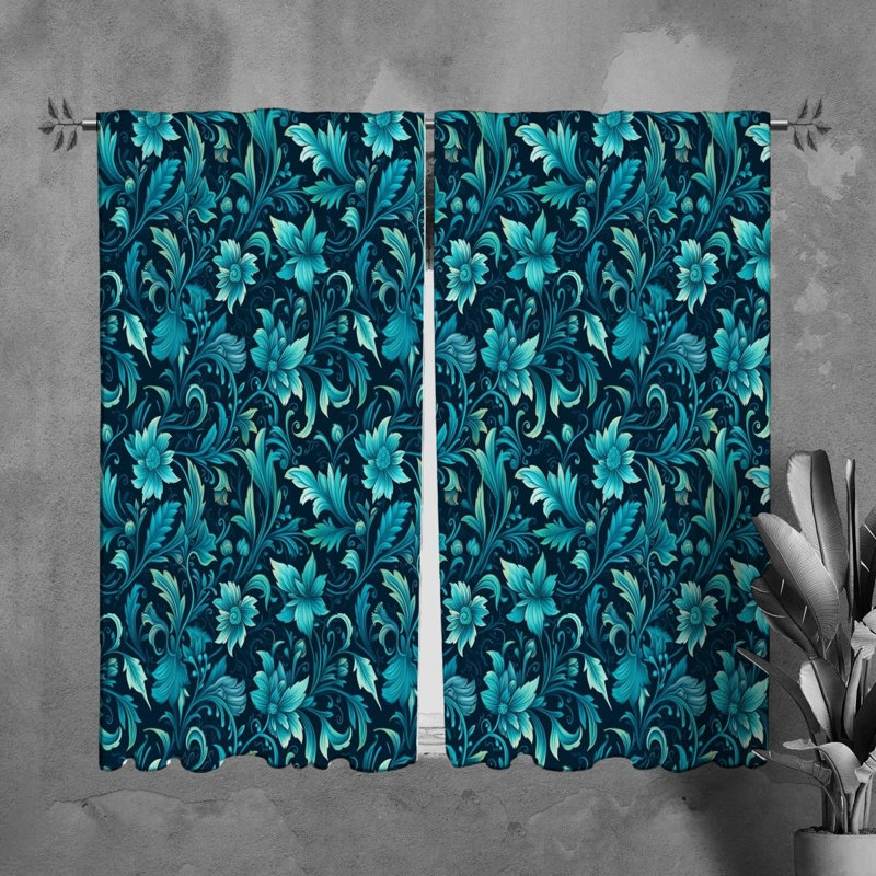 Paire de rideaux obscurcissant en polyester Nashaley, L 20 po x L 61 po