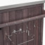 Chariot de barbecue extérieur avec tablette latérale-124636484