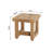 Crelake Deluxe 7 Piece Teak Outdoor Seating Group-1035075862