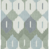 Abilene Apricot Ikat Wallpaper