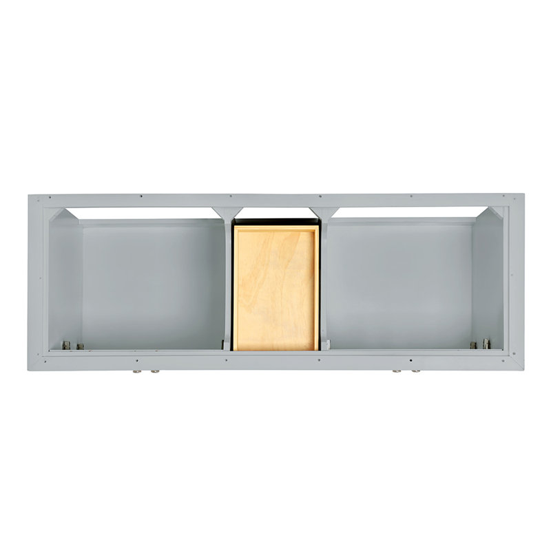 Kensington 73'' W Double Vanity, Gray, 61", Oval