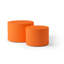 Table basse gigogne 2 - orange pour espace de loisirs 23,12 po Handcraft-1093764173