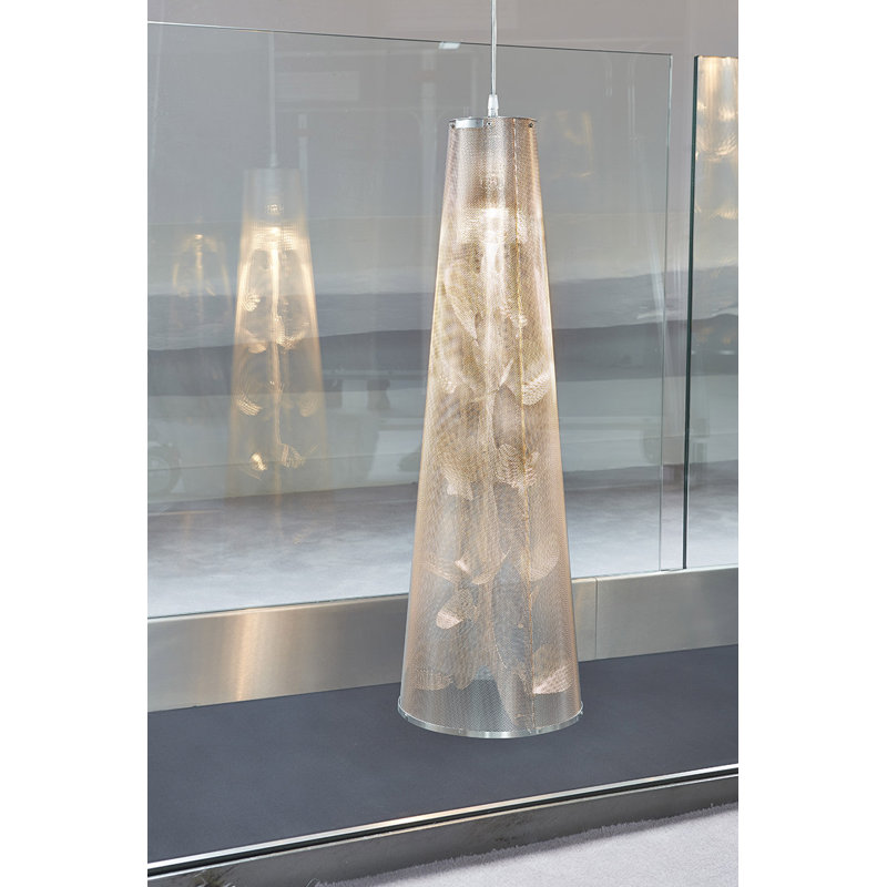 Luminaire suspendu 1 lumière unique Florale