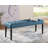 Leviton Fabric Tufted Turned Leg  Dining Bench-1158240768