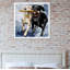 Chiens et chiots «Playtime Blue», reproduction d'art sur toile-1100374664-1100374548-1153399773