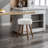 Boucle Upholstered Counter Height Stool,Swivel chair,Living room chair