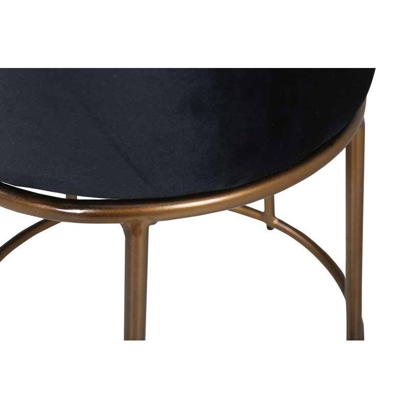 Horst 45.5cm Wide Round Ottoman, Copper