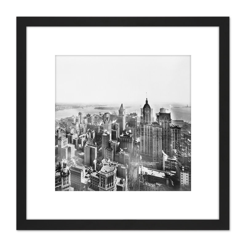 Underhill New York From Woolworth Building 1913 Photo - Single Picture Frame Print