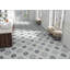 Dronikos bleu Iistanelle 8 po Carreau de porcelaine Encaustic