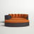 Convene 79" Wide Outdoor Wicker Patio Daybed with Cushions-678058605