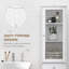 Armoire de rangement mince pour salle de bain avec beaucoup d'espace et un design sécuritaire