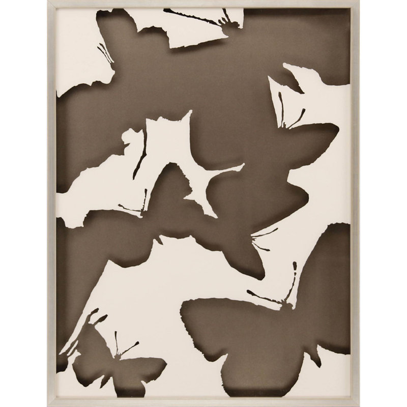 Monochrome Flutter I Painting by Loreth