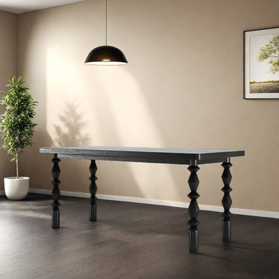 Retro Classic Ash Wood Multi-functional Table