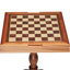 Ensemble de table de backgammon 3-IN-1 Chess Checkers, table d'échecs en bois de qualité supérieure de 18 pouces, ensemble de mobilier de table de jeu de luxe, jeu d'échecs cadeau de jeu de société pour les jeux de société en famille