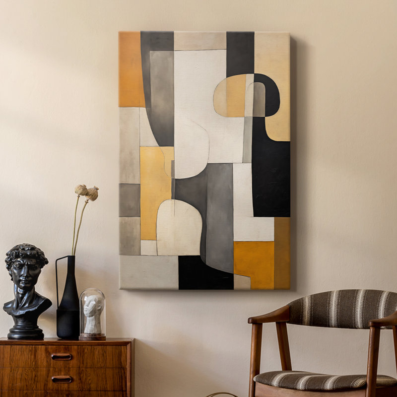 ABSTRACT Series DV -Custom Wrapped Gallery Cavas, 36" H x 24" W