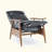 Wood Arm Push Back Recliner-1489231973