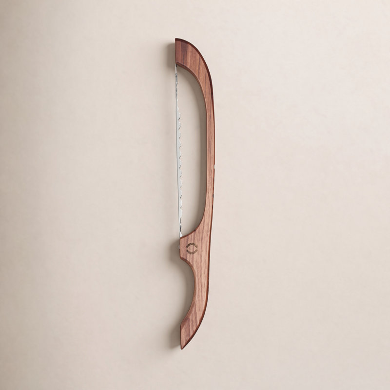 Farmhouse Pottery Pantry 10'' Serrated Bread Knife, Walnut