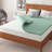 1.5" Green Tea Memory Foam Mattress Topper-89465817